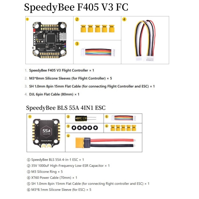 SpeedyBee F4 F405 V4 55A BLS 3 - Speedybee F405 V4 Bls 55A Stack recensione e prezzo
