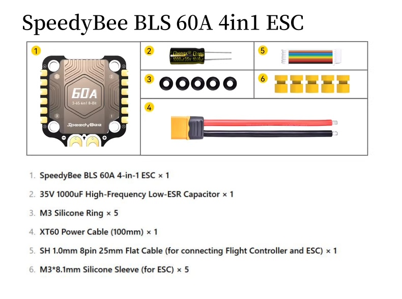SpeedyBee F4 F405 V4 55A BLS 3 - Speedybee F405 V4 Bls 55A Stack recensione e prezzo